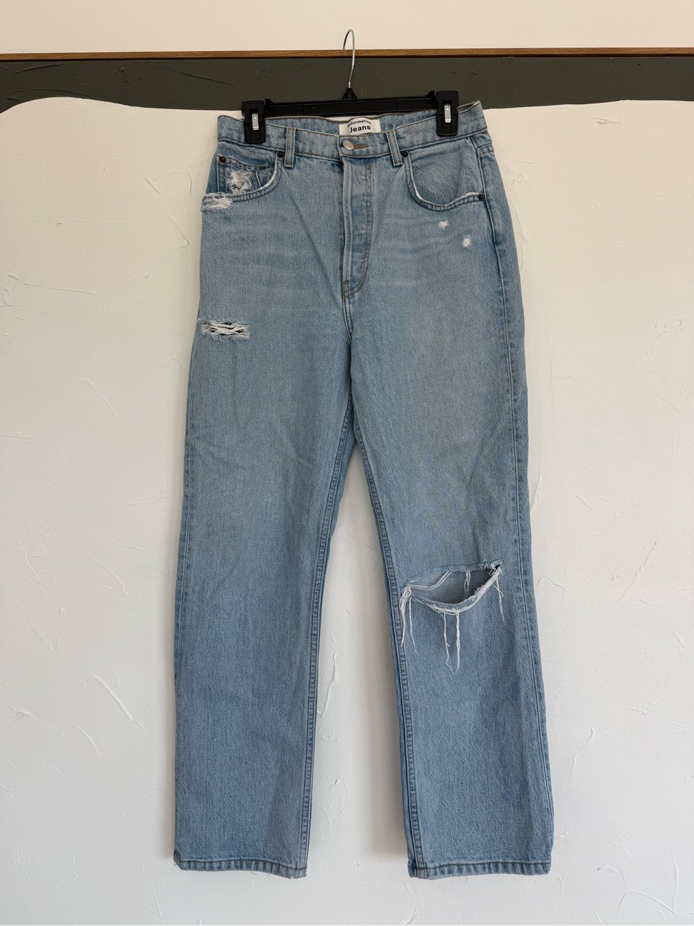 Reformation Cynthia crop high relaxed jean